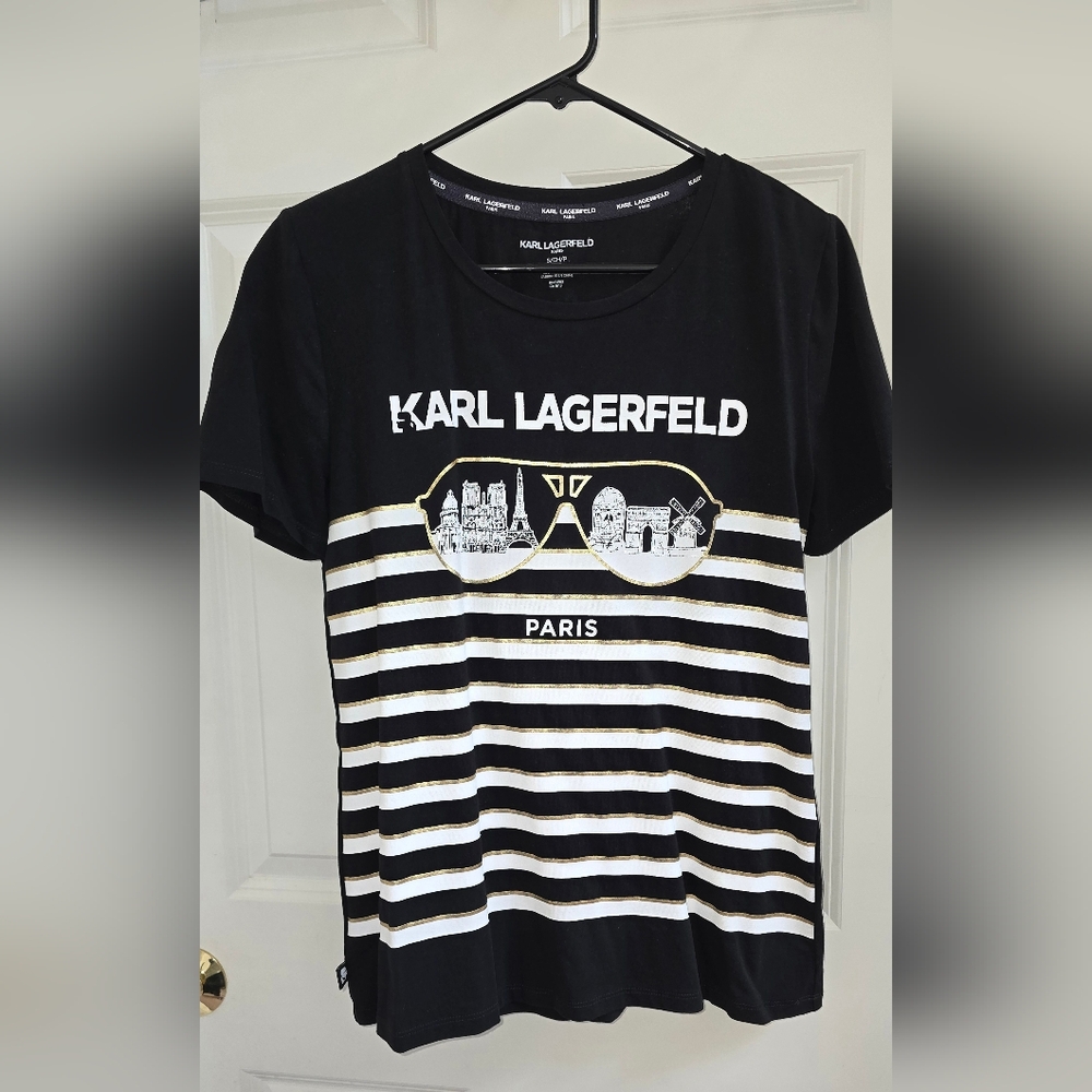 Karl Lagerfeld EUC top Size S - Picture 2 of 7